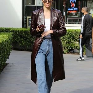 Frame denim leather trench NEW WITHOUT TAGS